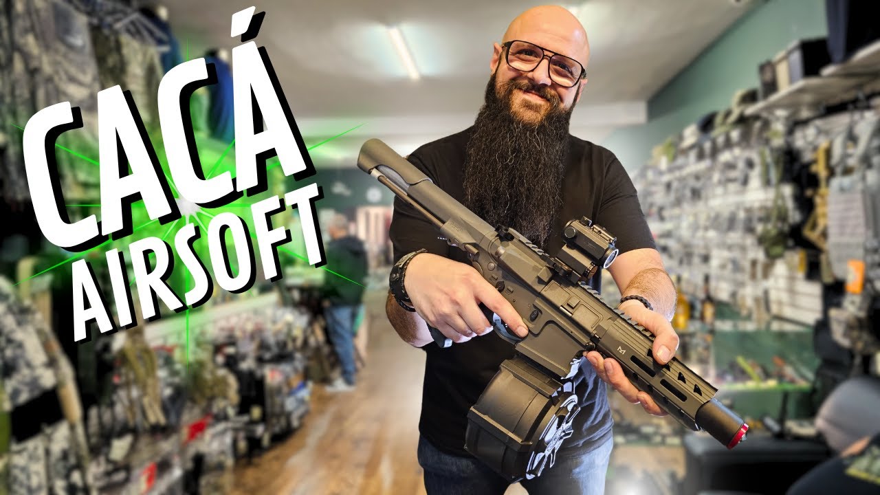 VISITEI A LOJA CACÁ AIRSOFT EM SP 😍 IMPRESSIONANTE !!