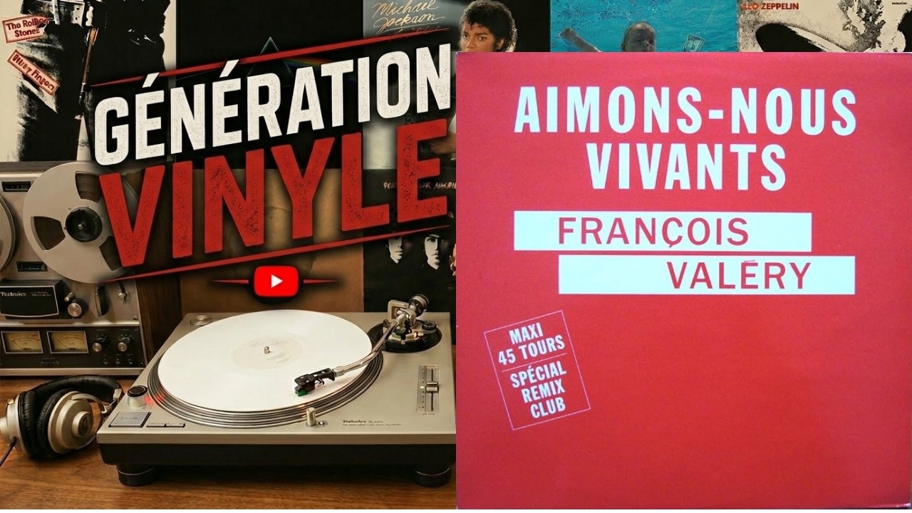 François Valéry – Aimons nous Vivants (Spécial Remix Club) (1989) (Maxi 45T)