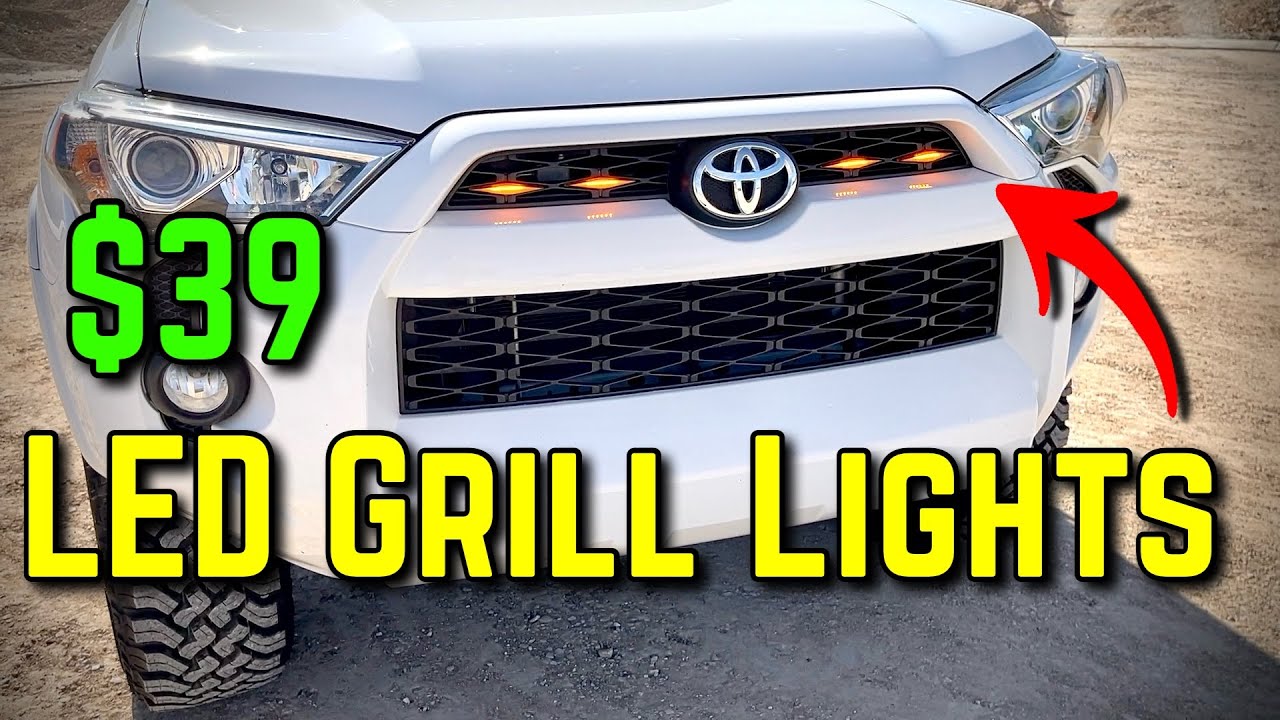 Toyota 4Runner LED Grill Lights | How To Install & Wire LED Raptor Lights