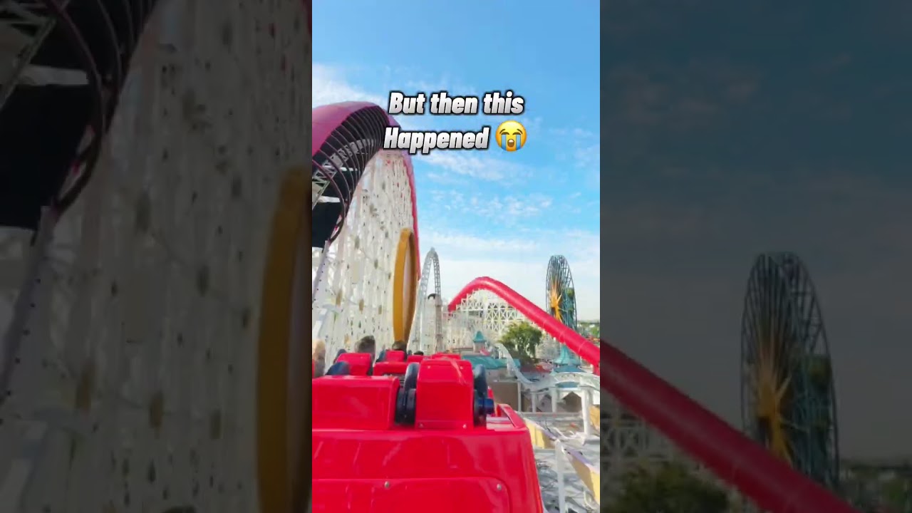 The SCARIEST Rollercoaster Incident😱 #shorts