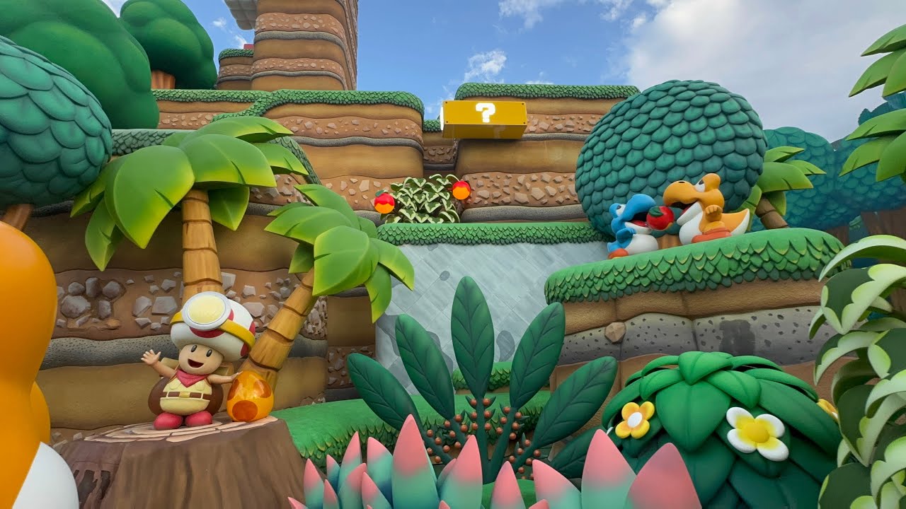 Yoshi&rsquo;s Adventure Epic Universe #epicuniverse #supernintendoworld #mario #universal #nintendo 
