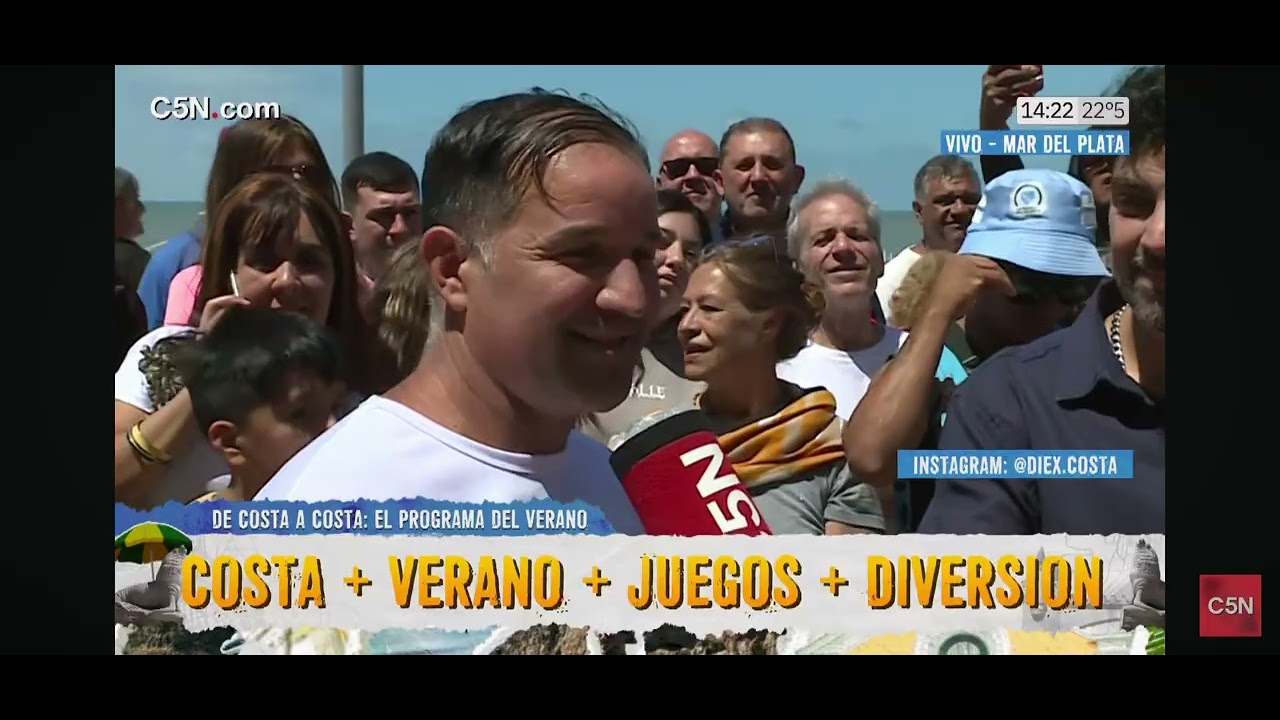 De costa a costa programa c5n con Diego Costa