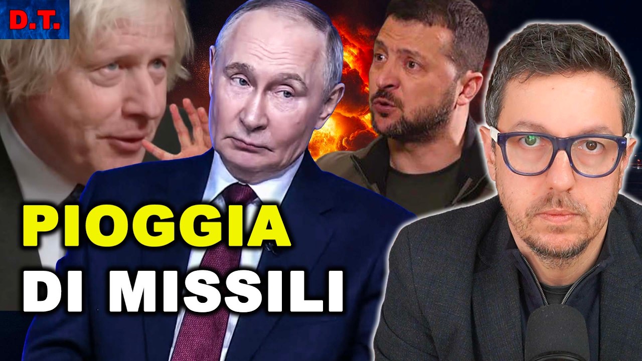PIOGGIA DI MISSILI | L'EX PRIMO MINISTRO BRITANNICO JOHNSON PROPONE TRUPPE IN UCRAINA ORA