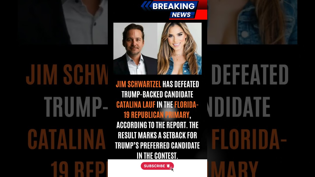 Trump Backed Catalina Lauf Defeated In Florida GOP Primary