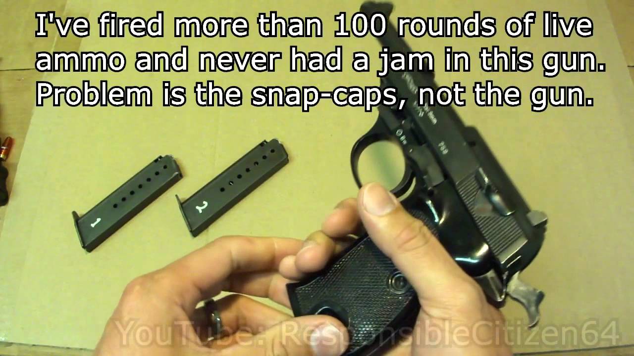 Walther P-1 (post-war P-38) historic firearm: history, features, loading, firing, unloading