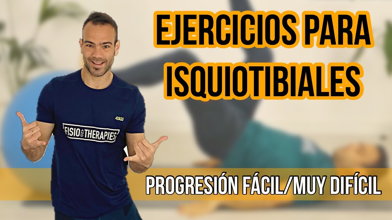 Cómo fortalecer ISQUIOTIBIALES | Top 3 Ejercicios de rehabilitación | progresión de dificultad