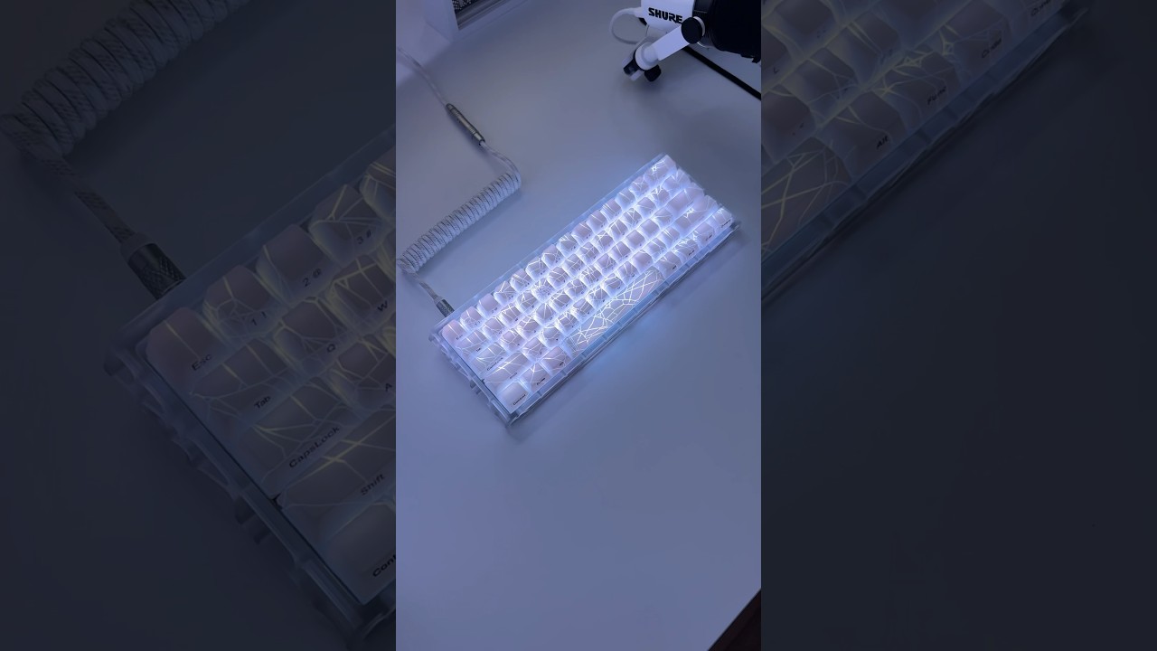 Wooting 60he custom Gaming Keyboard #keyboard #wooting #gamingkeyboard #gamingsetup #shorts