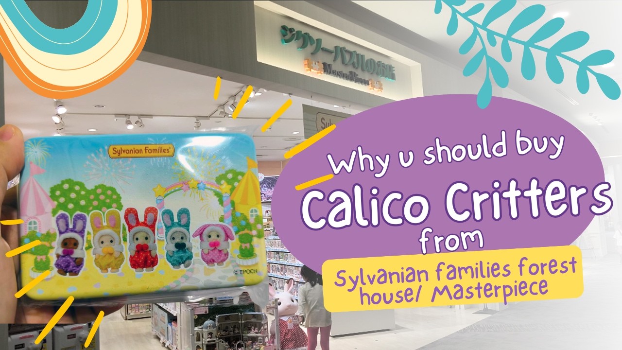 Buy Calico Critters at this shop when visiting Osaka, Japan