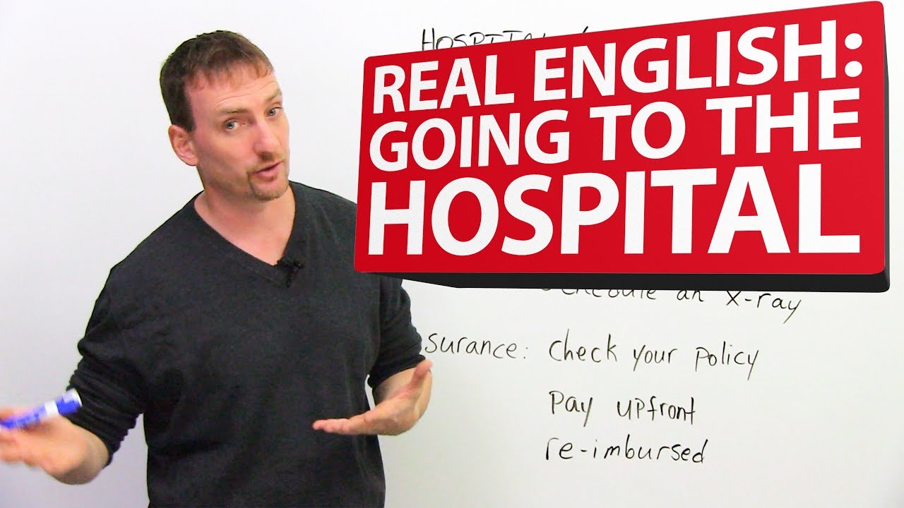 Learn REAL ENGLISH: Going to the hospital 😷