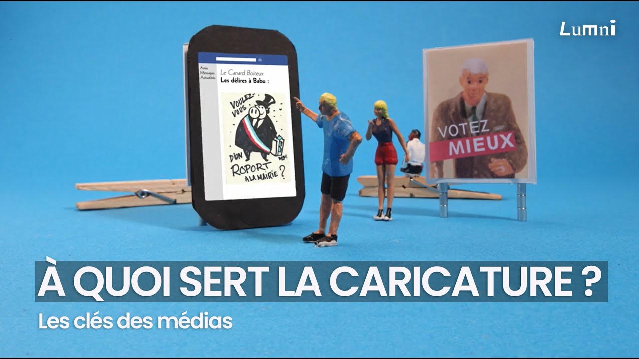 A quoi sert la caricature ? - Les Clés des médias | Lumni