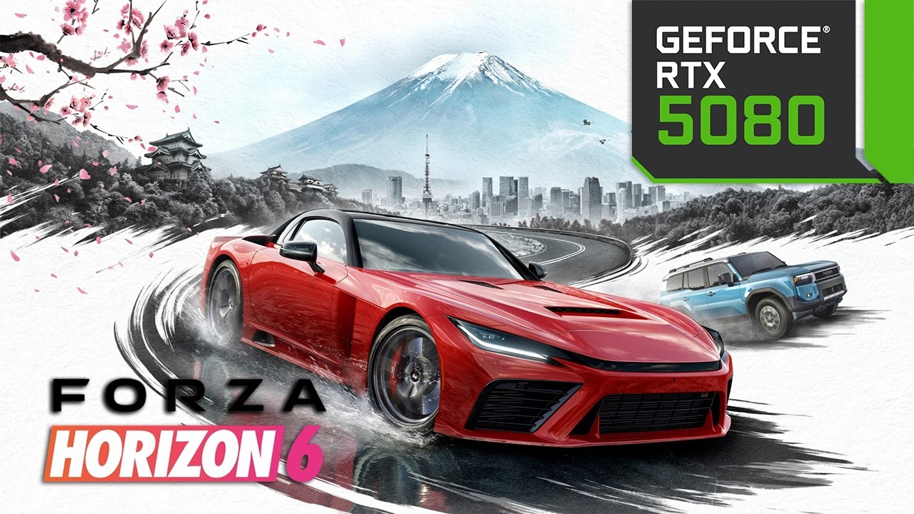 Forza Horizon 6 - RTX 5080 - DLSS 4 & MFG OFF/ON