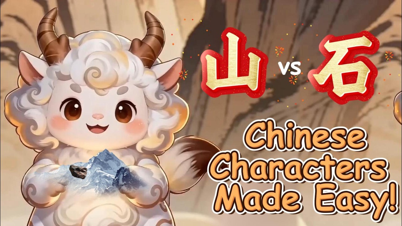 山字旁·石字旁/ Kids Can Tell Them Apart!#learn chinese#偏旁和部首#