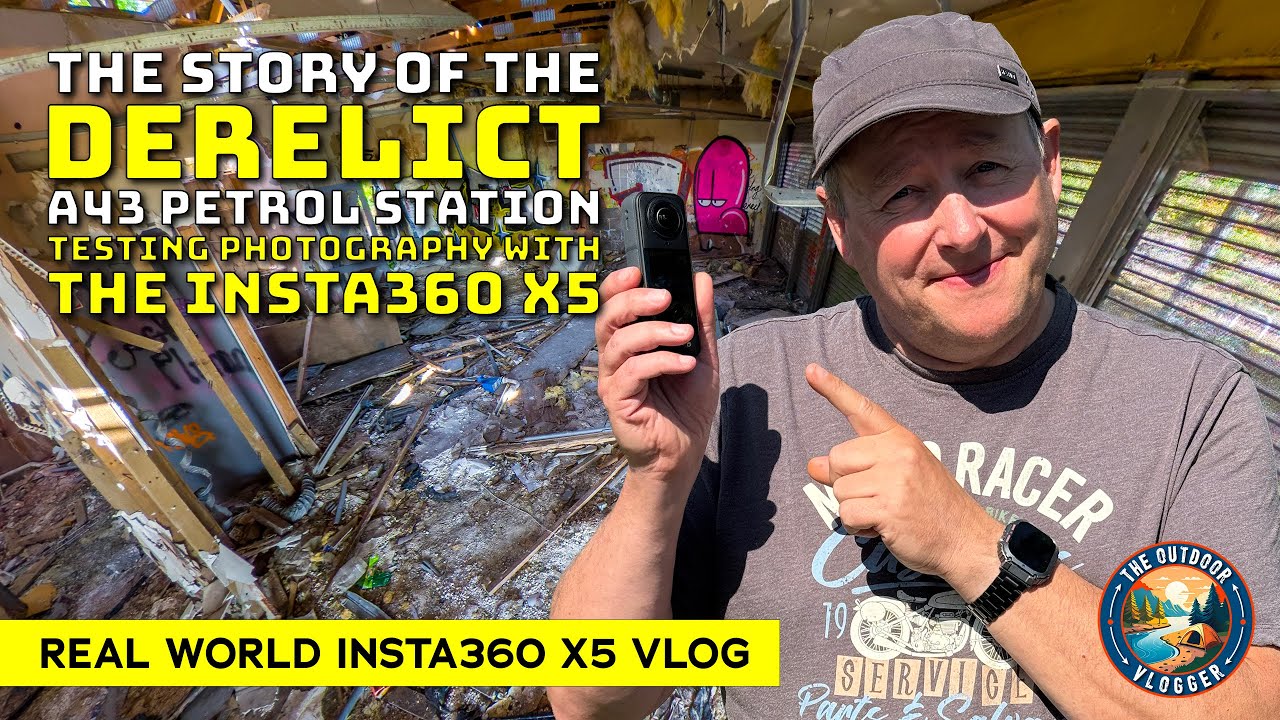 Real World Insta360 X5 Vlog - The story of the A43 derelict petrol station in Northamptonshire.