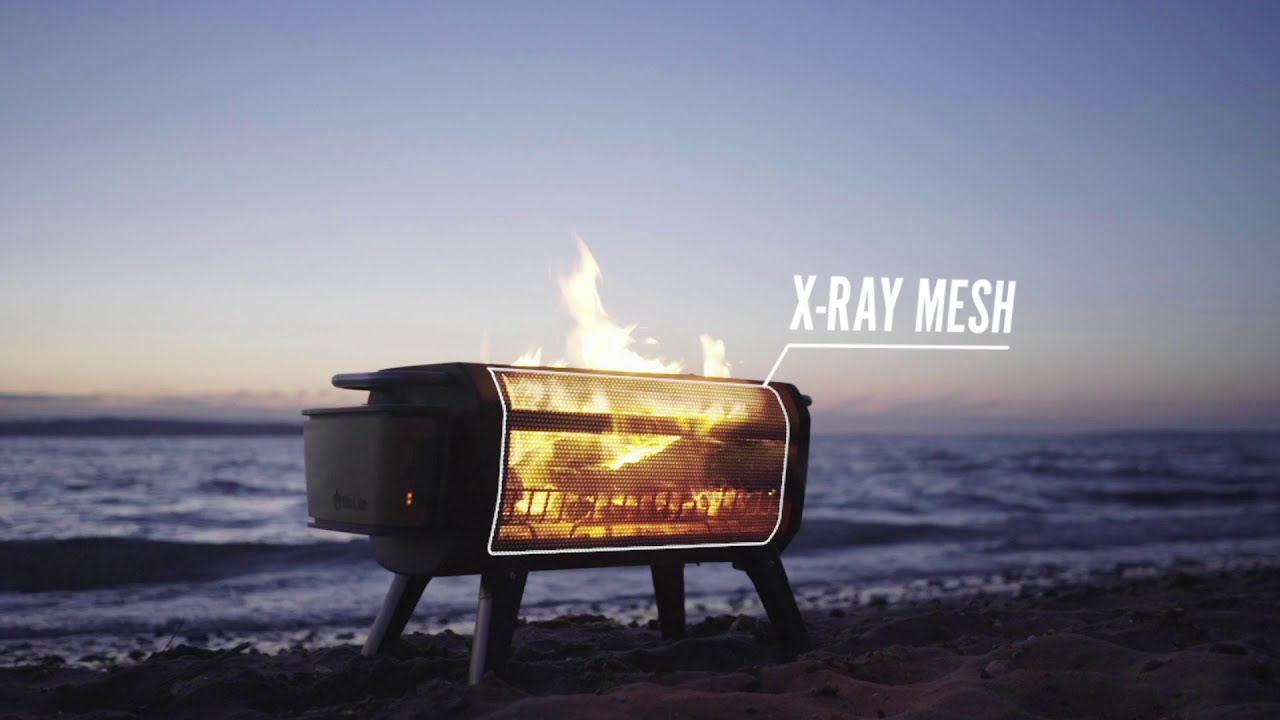 BioLite FirePit+ | Smokeless Portable FirePit | Burn Wood or Charcoal