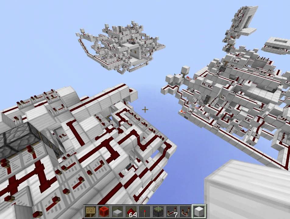 minecraft (5x5 Seamless Piston Door)