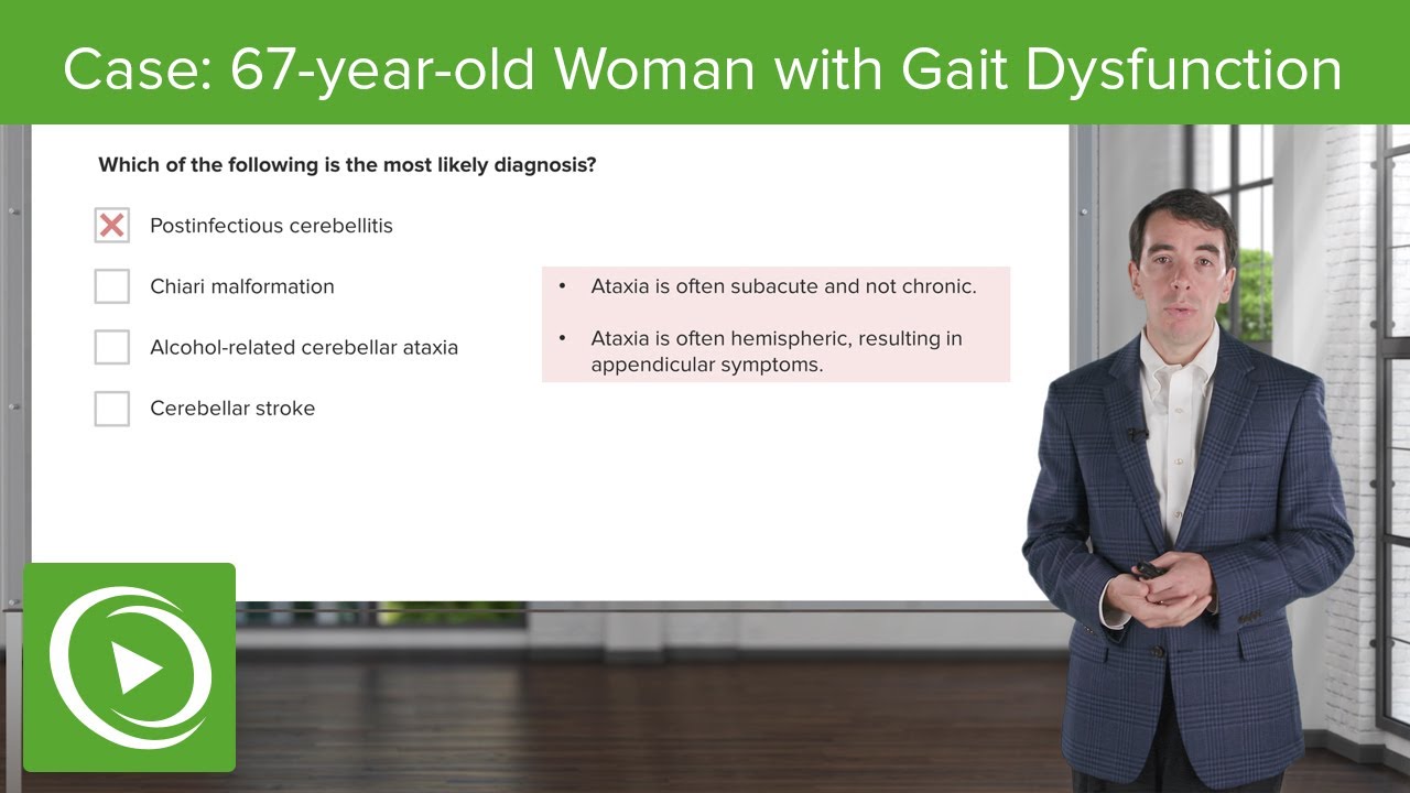 Case: 67-year-old Woman with Gait Dysfunction