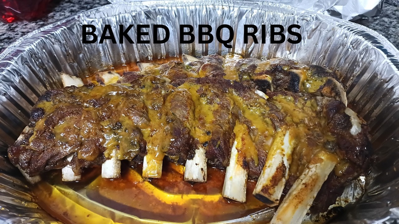 Baked Beef BBQ Ribs My Way!