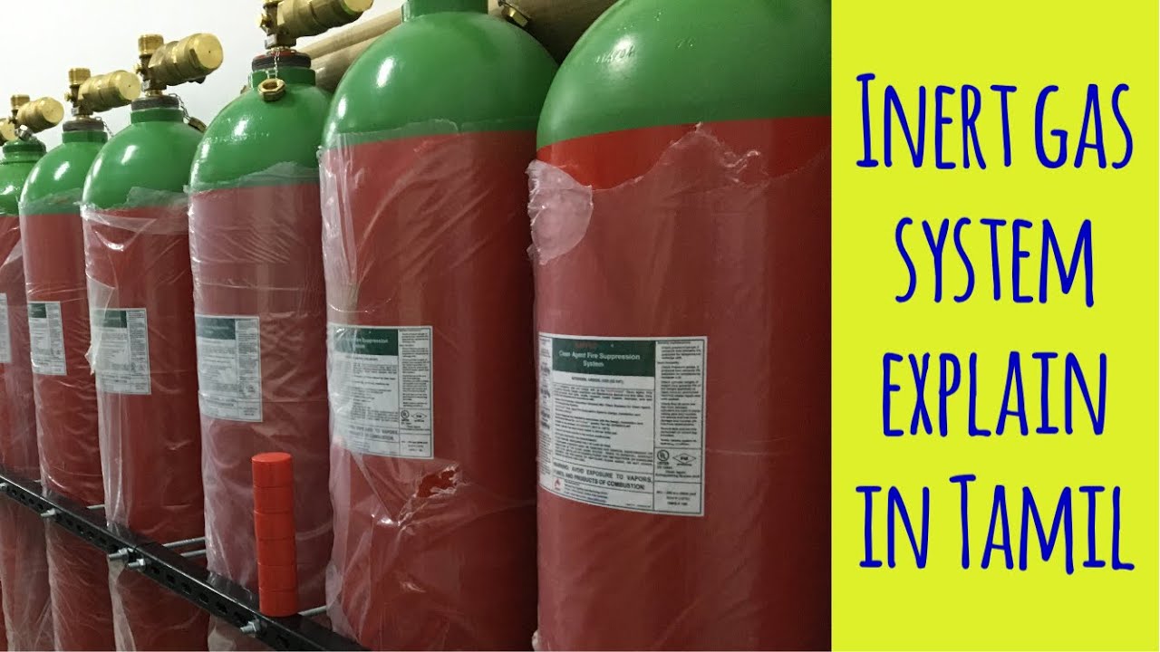 Inert gas system installation/working of inert gas system/Fire suppression system/ IG 541 system/
