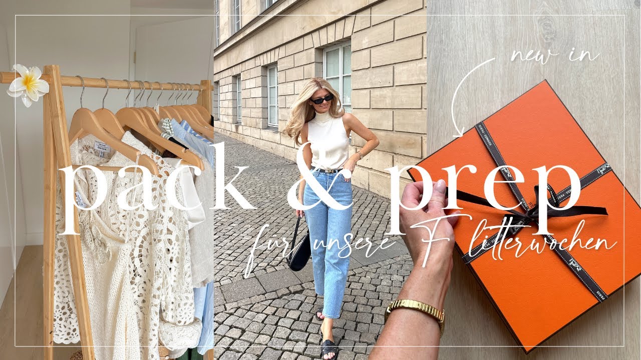 PACK + PREP VLOG | Shopping, Outfits & Nägel für unsere Flitterwochen in Italien | theglazedblonde