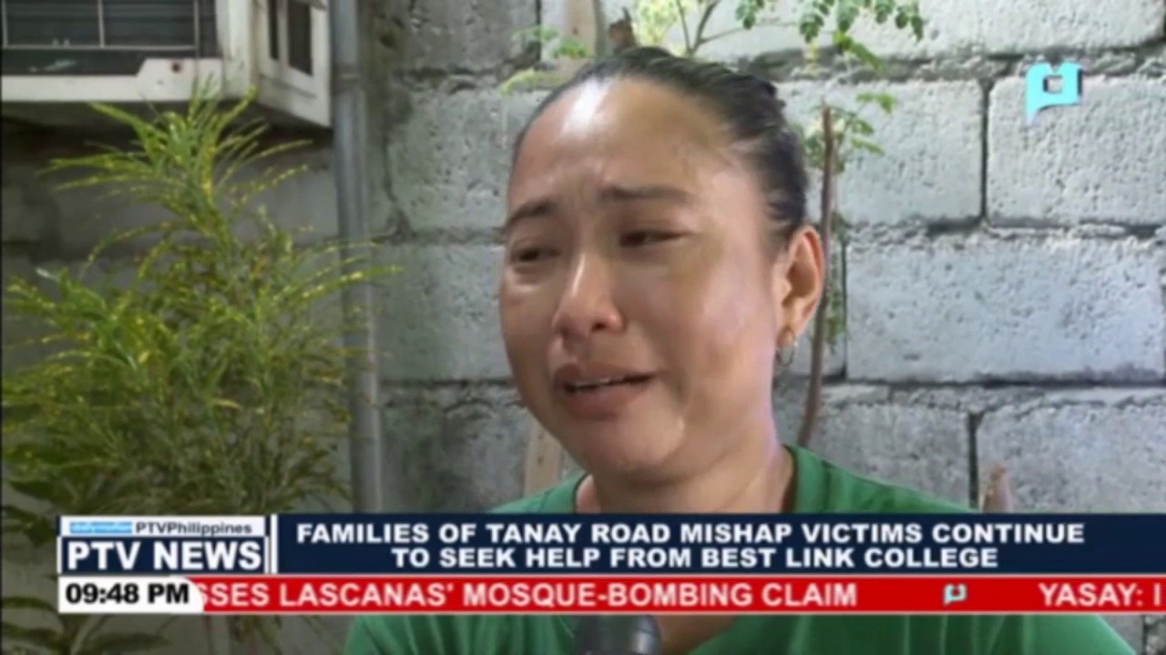 Families of Tanay road mishap victims contunue to seek help from Bestlink College