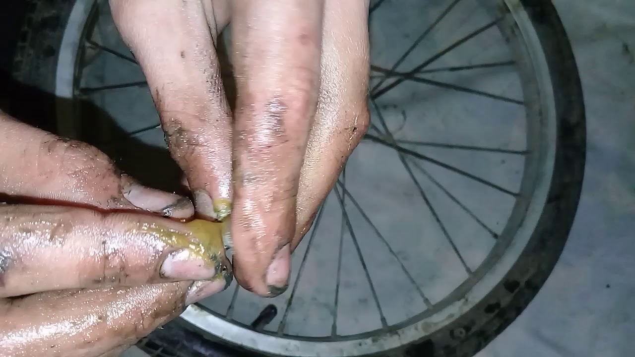Velosipedin arxa topunun yığılması