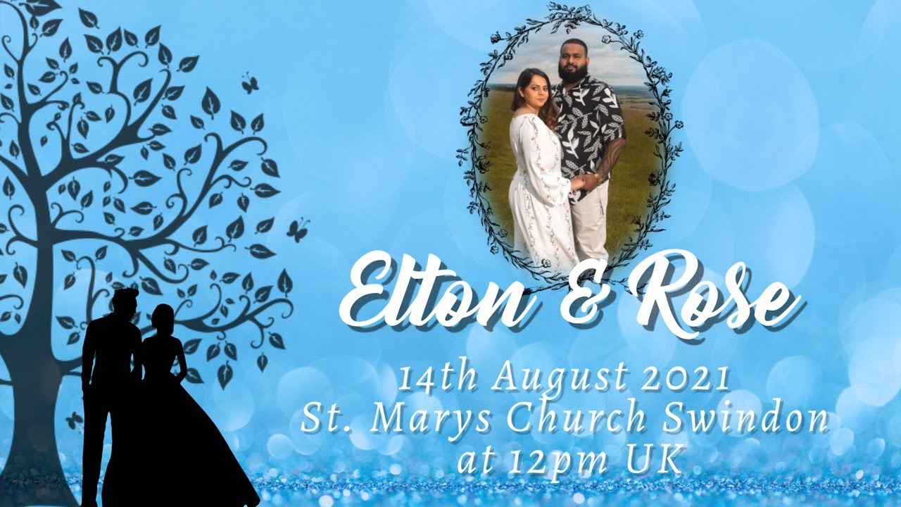 Elton & Rose Wedding Live Stream || 14th Aug 12:00 PM UK