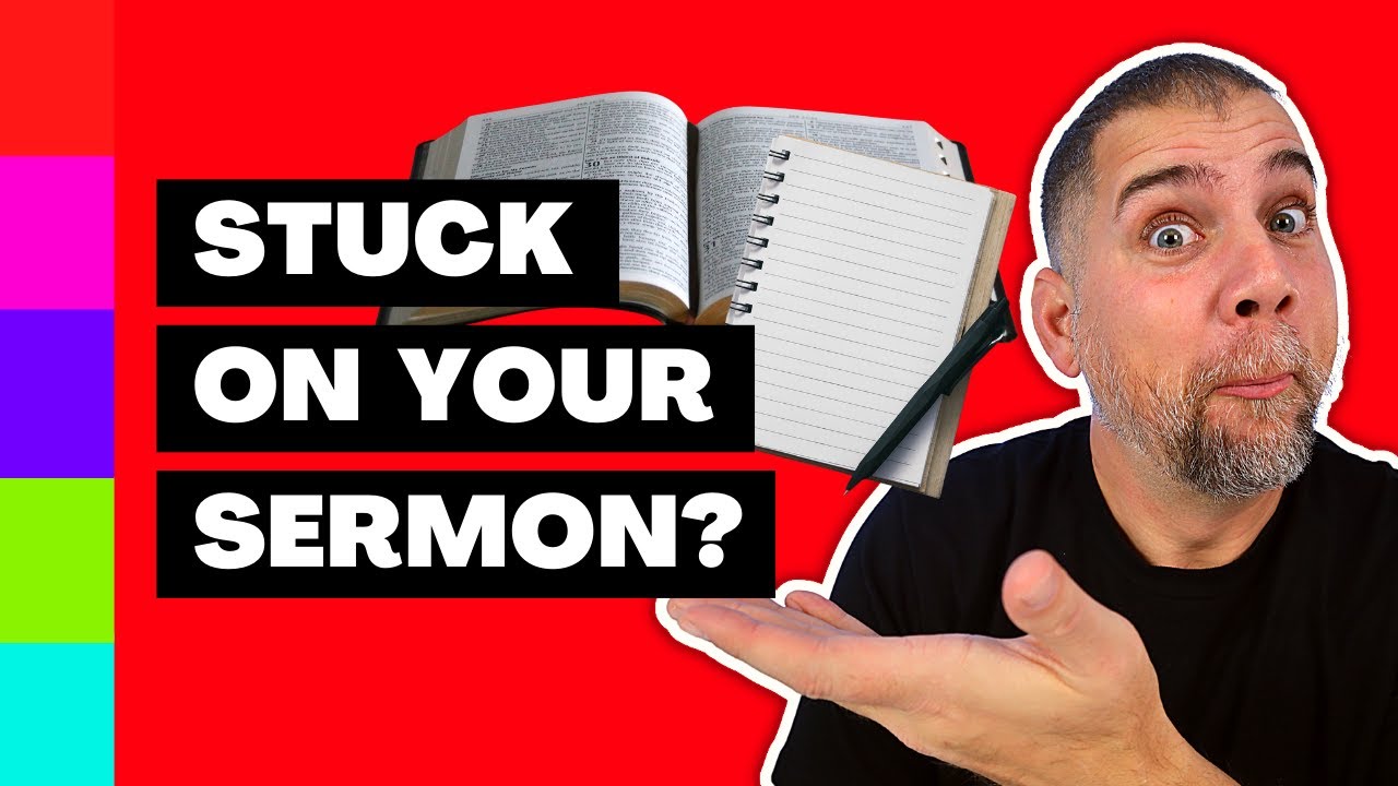 How to never get Stuck 👈 Sermon Writing again! Simple 6-Part Outline #sermonprep #outline #Ministry