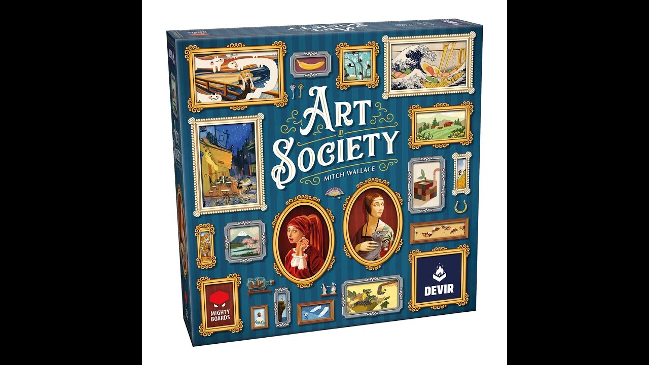 Art Society Juego de Mesa -  Unboxing y Tutorial Novedad Devir