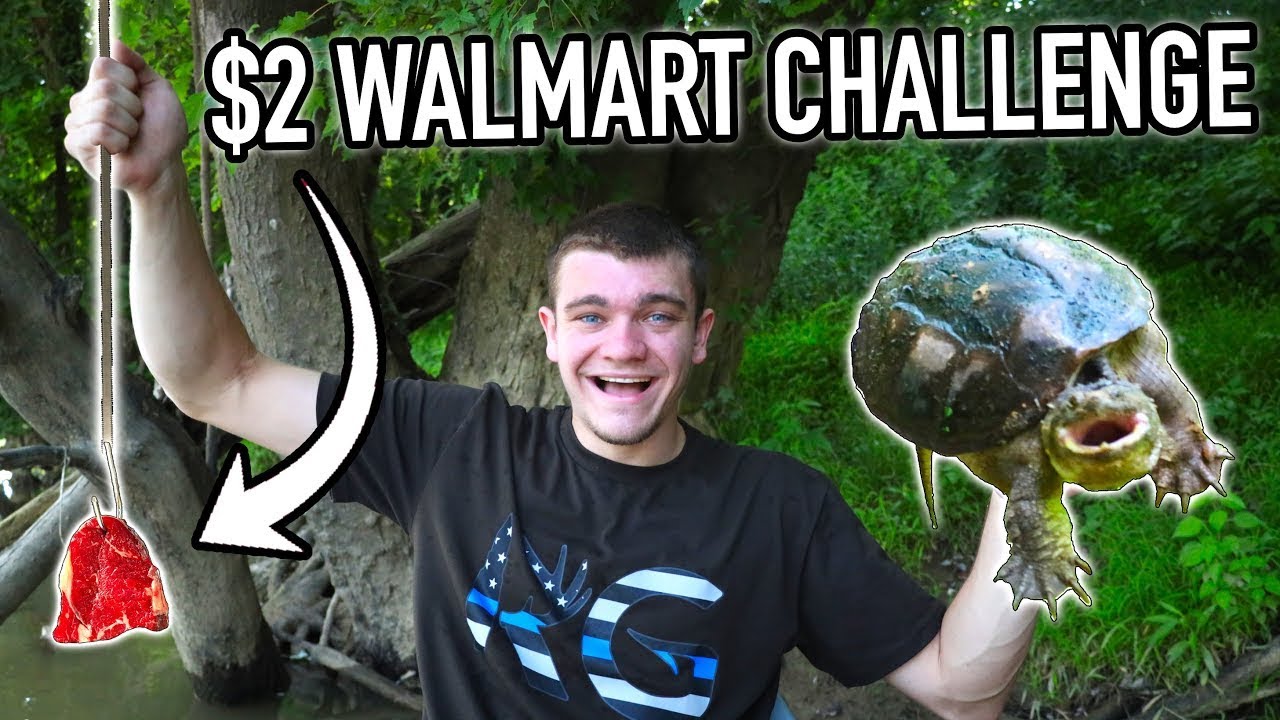 Рыболовный челлендж от Walmart за 2 доллара!
