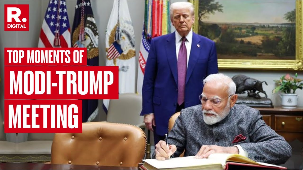 Top Viral Moments from PM Modi & Donald Trump's Meeting | PM Modi U.S Visit
