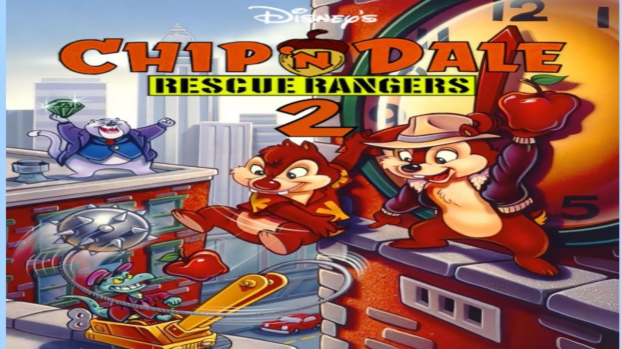 Chip N Dale Rescue Rangers 2 Gameplay (Walkthrough) NES GAME