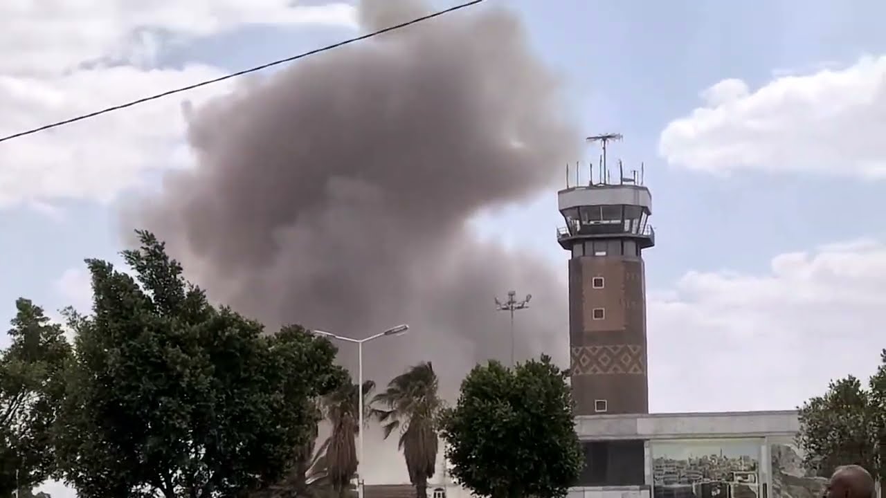Airstrikes hit Yemen's Sanaa airport