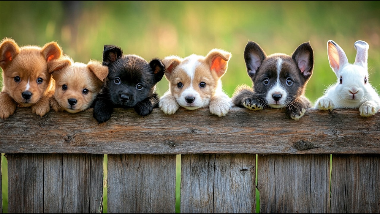 Cute Baby Animals in 4K UHD 🐾 | 🌿 Adorable Little Animals for Relaxation & Peace