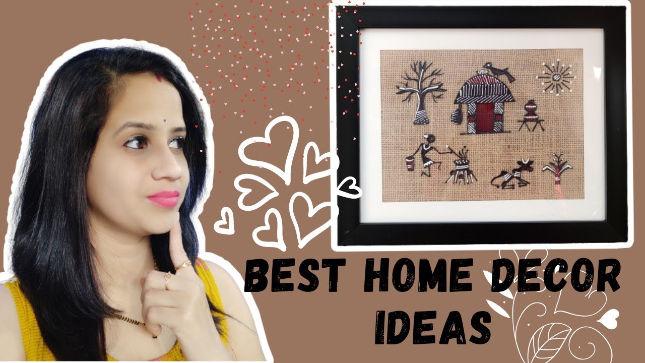 Indian Tribal Glass Painting || Warli Painting || Best Home Decor Ideas