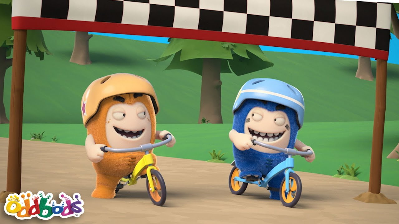 Course de motocross | Oddbods Français | Dessin Animé en Français