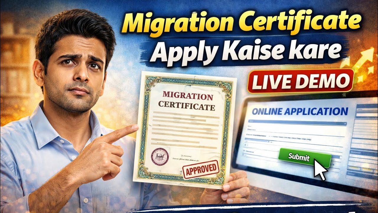 Migration Certificate Apply Online | Toshib Shaikh