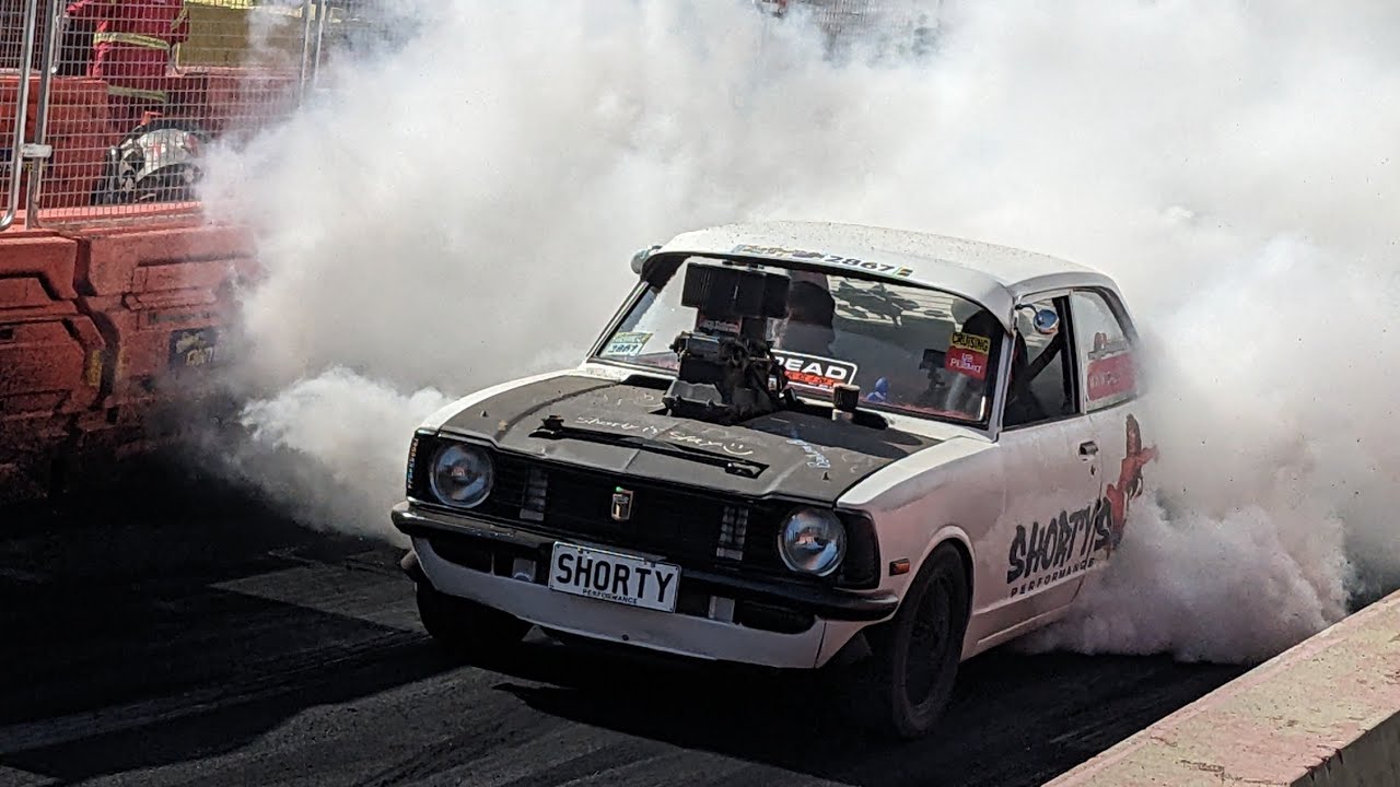 Huge skids burnouts and rowdy chaos at Summernats 38! 