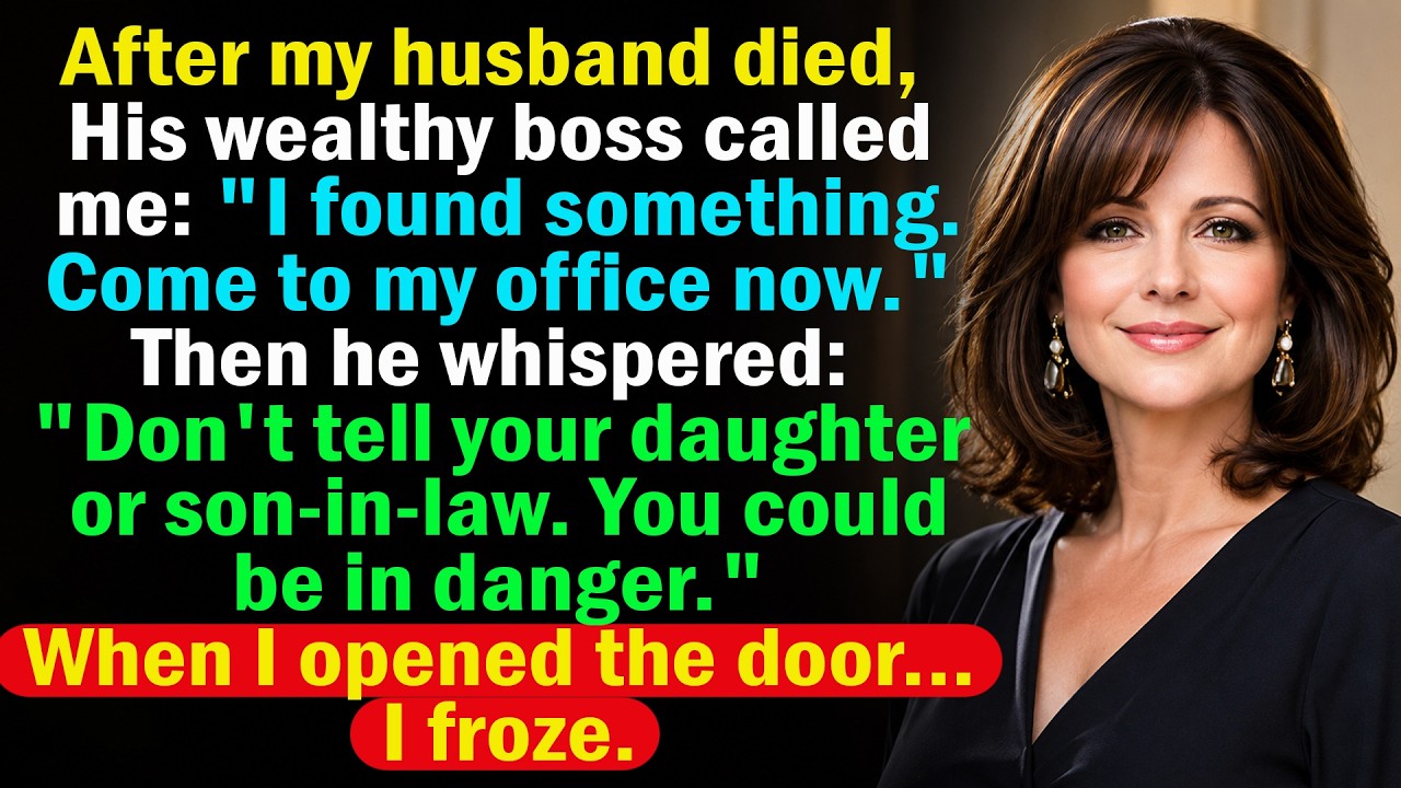 After My Husband's Funeral, His Billionaire Boss Called: 