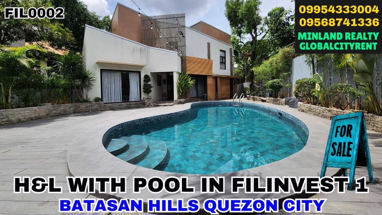 For Sale: House and Lot with Pool in Mt Fuji Filinvest 1 Batasan Hills Quezon City