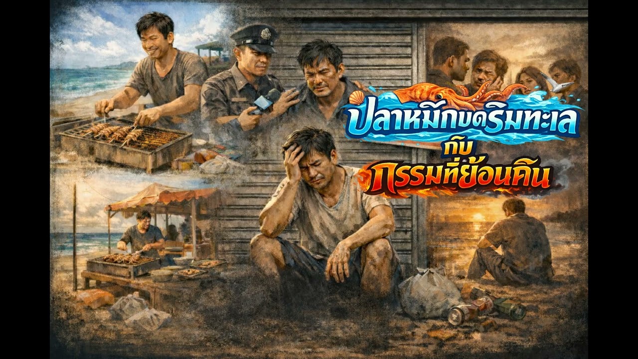 ปลาหมึกบดริมทะเล กับ กรรมที่ย้อนตืน #สะท้อนสังคม#อิจฉาริษยา#ผลของกรรม#เตือนภัยสังคม#พอดแคสต์