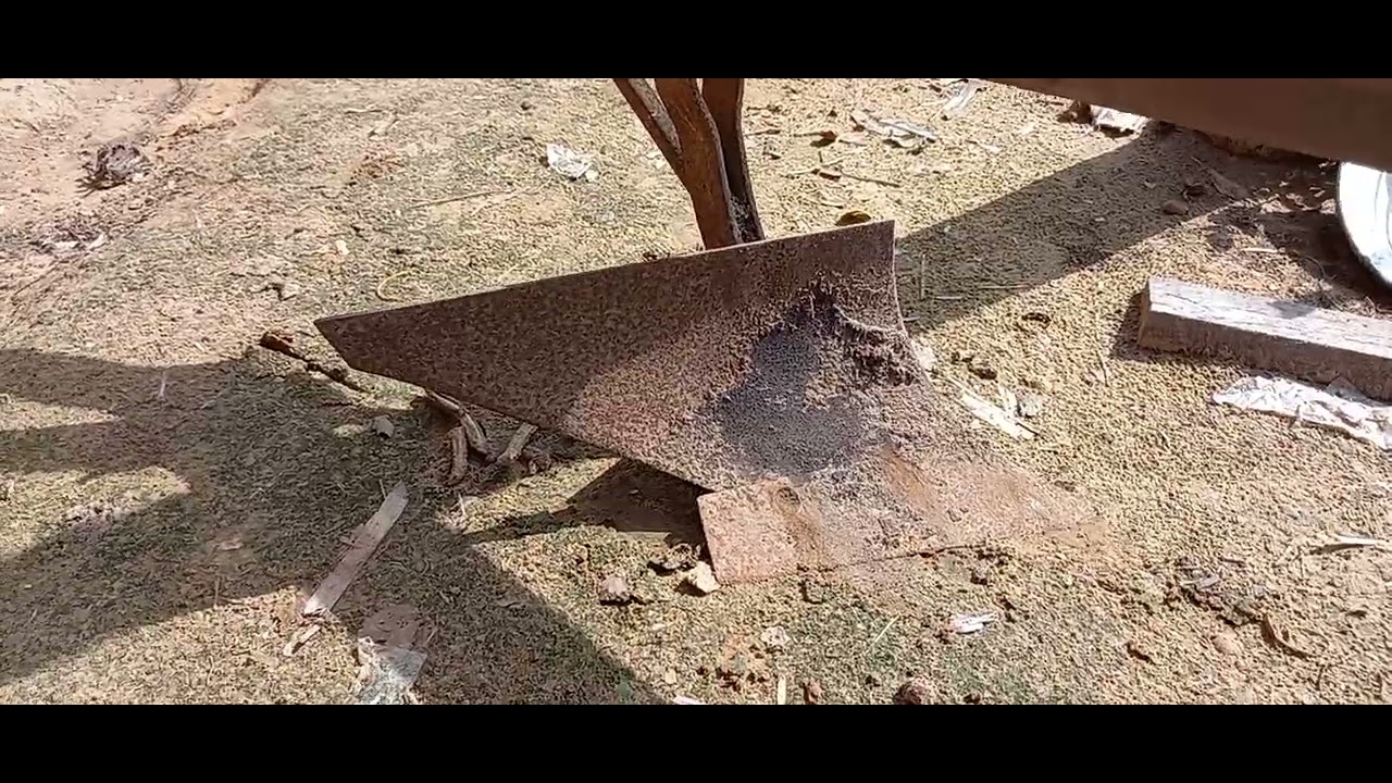 Arado de Madeira de Arada Terra Antigamente Puxado Com 1 Cavalo.