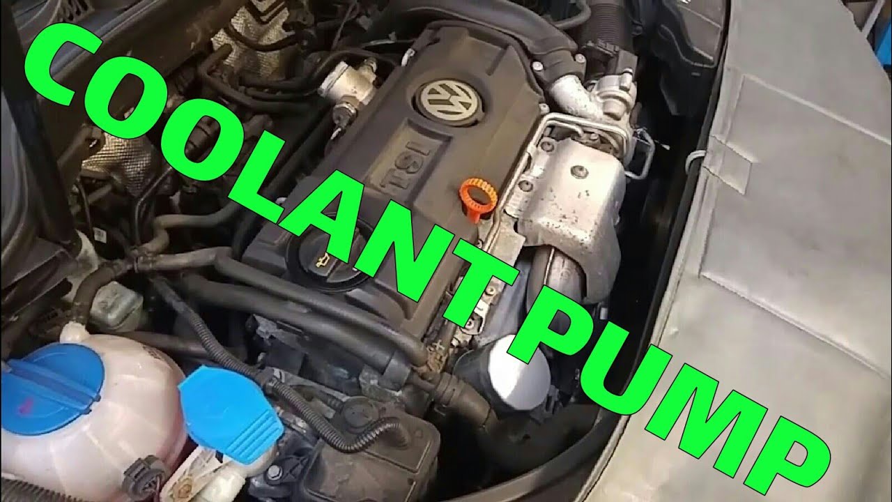 VW 1.4 TSi wymiana pompy wody.  Volkswagen COOLANT PUMP REPLACEMENT