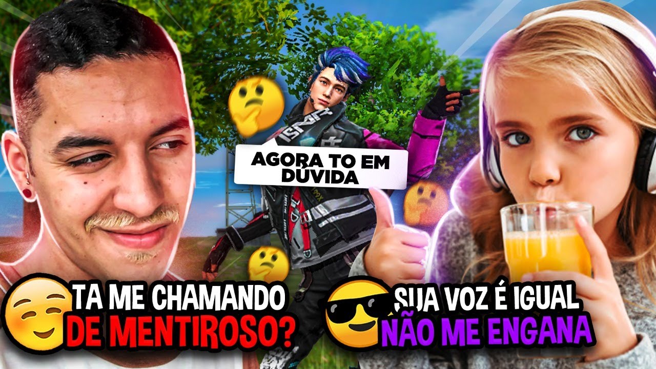 TENTEI ENGANAR UMA FÃ NO FREE FIRE!?