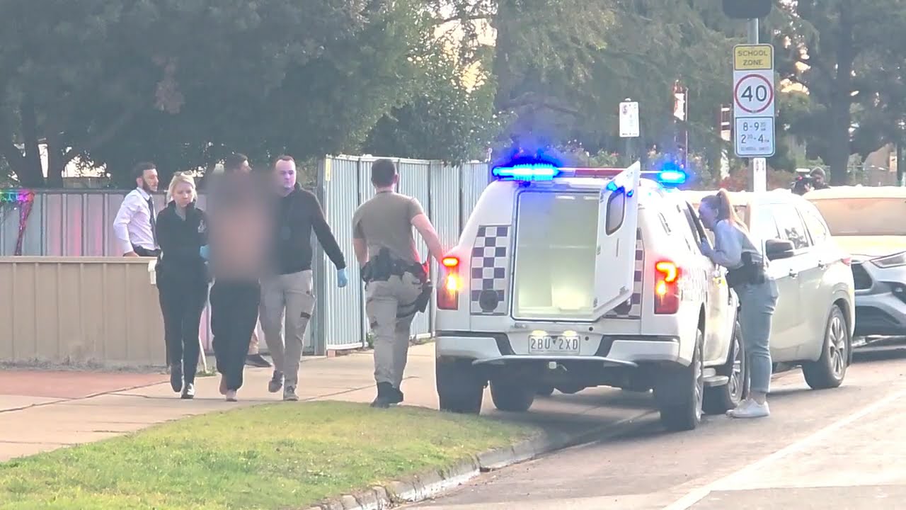 Shepparton Police Chase - Arrest Footage
