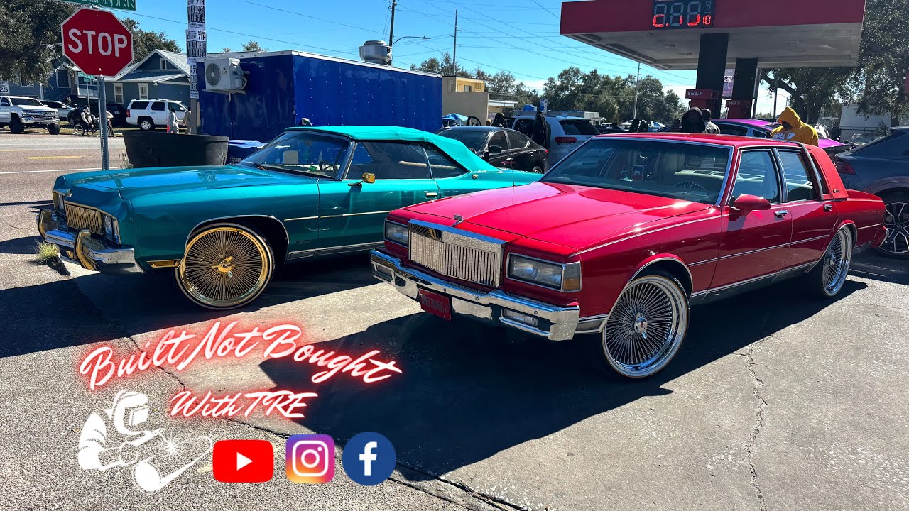 MLK Weekend Carshow Was CRAZY 🔥 | Linny J Tampa #builtnotboughtwithtre #boxchevy #daytons #carshow 