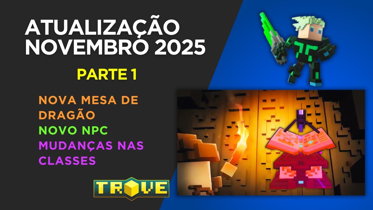 Novidades sobre a Nova Atualização de Novembro 2025 no Trove – Tudo que Você Precisa Saber!  Parte 1