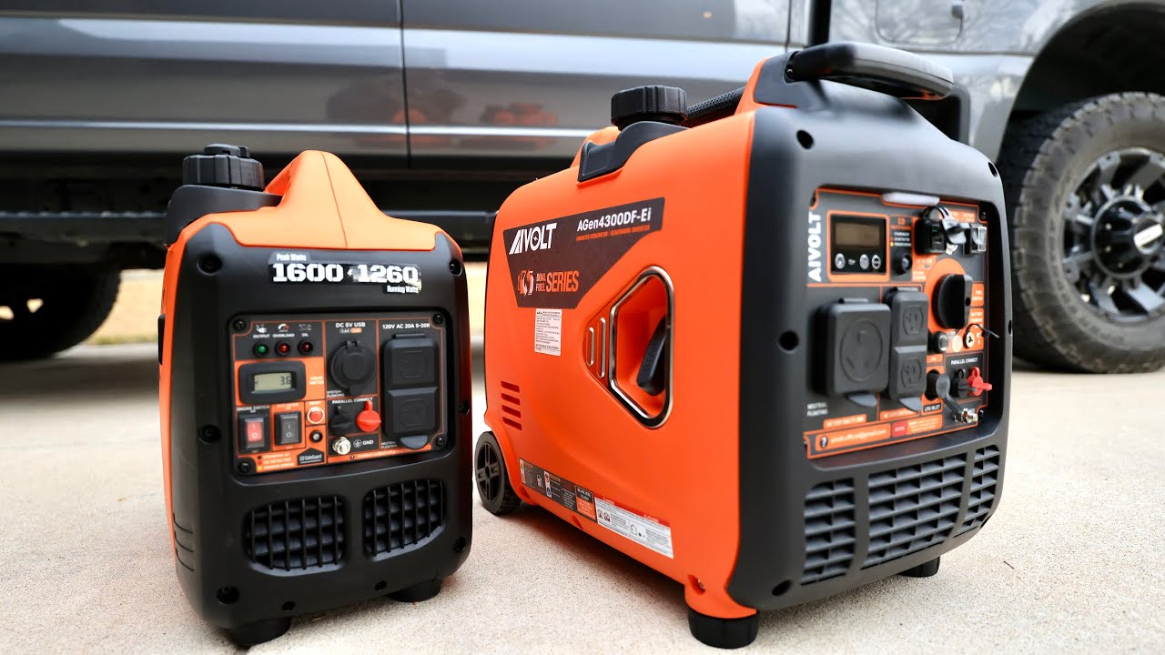 Testing the AIVolt 4300 Dual Fuel Generator - update on the 1600 watt little brother