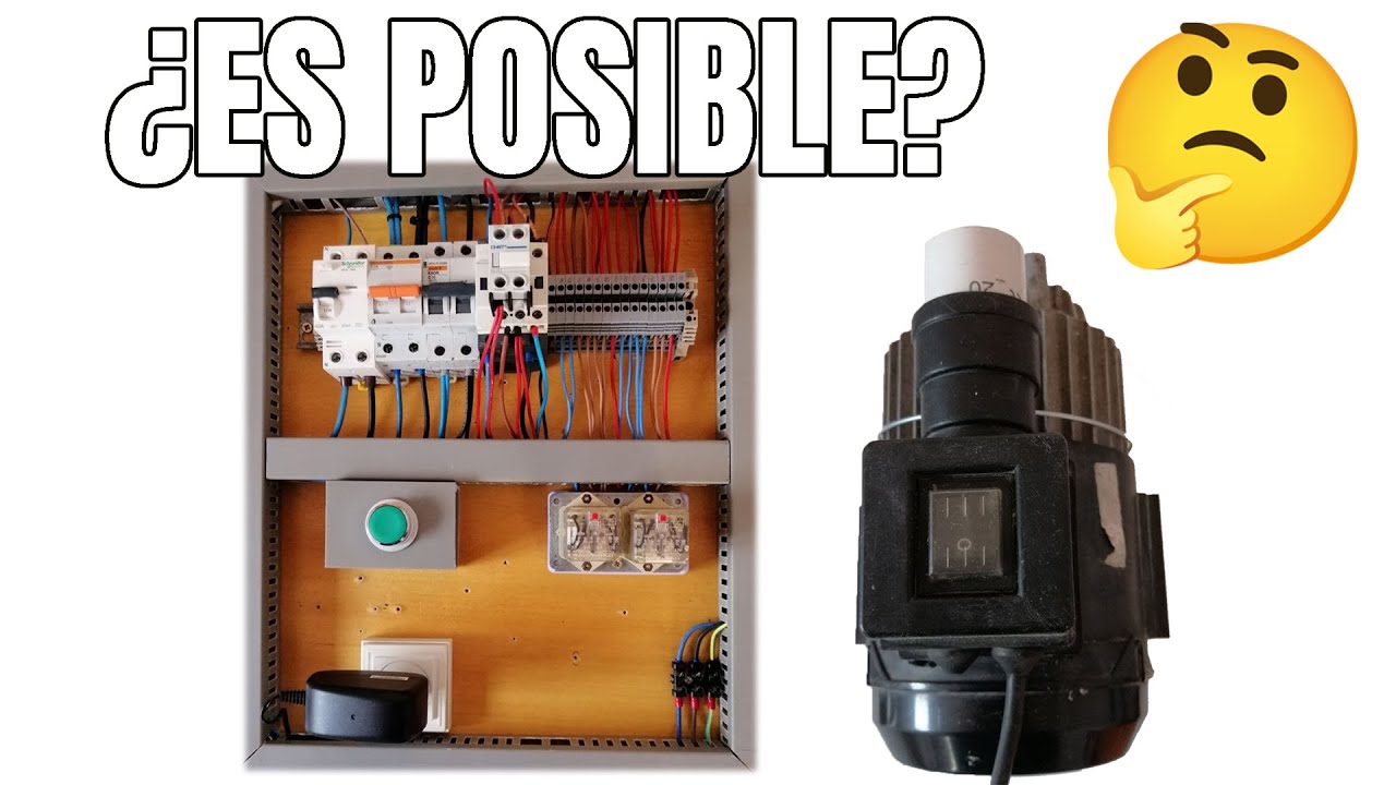 MARCHA - PARO DE MOTOR CON UN SÓLO PULSADOR ¿ES POSIBLE? 🤔⚡
