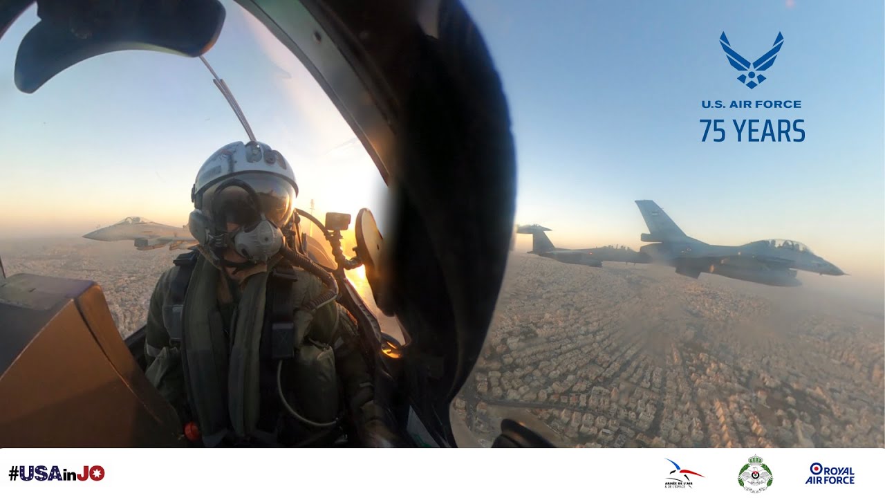 U.S. AirForce 75 Birthday celebration in U.S. Embassy #Jordan.