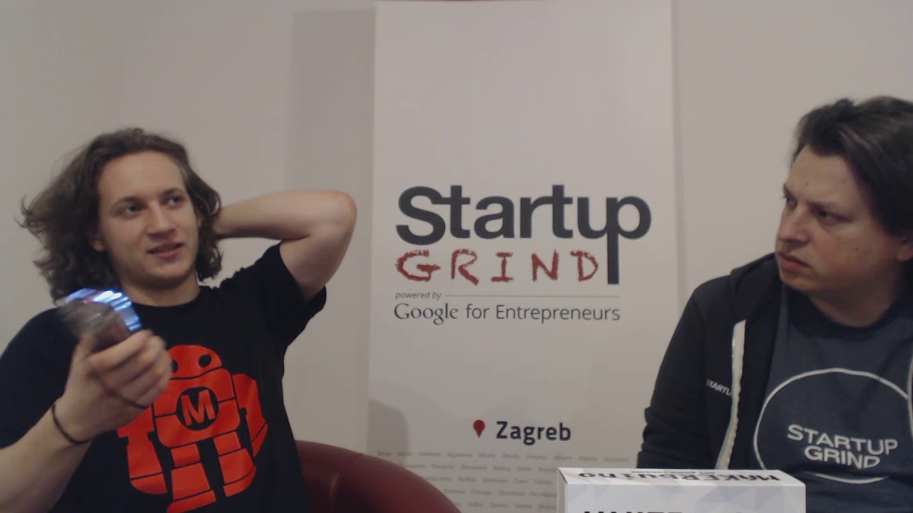 StartupGrind-Zagreb hosts Albert Gajsak (MAKERbuino & Circuitmess)